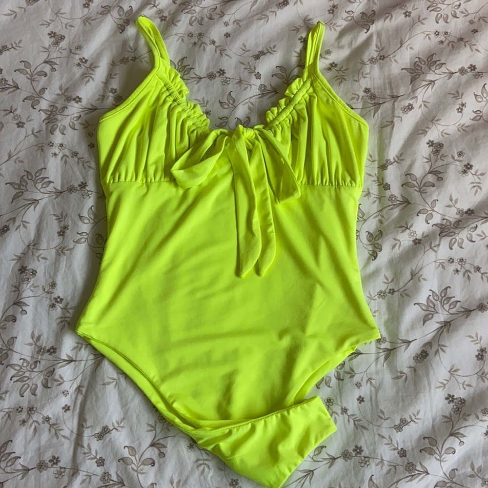 TICTOC Neon Yellow Bodysuit